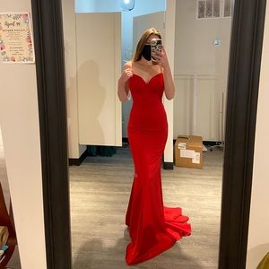 simple prom dresses tight